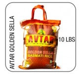 Avtar parboiled golden sella basmati 10 lbs