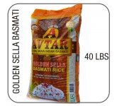 Avtar parboiled golden sella basmati 40lbs
