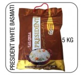 President white long grain basmati 5 kg 